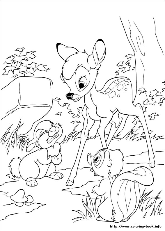 Bambi 2 coloring picture